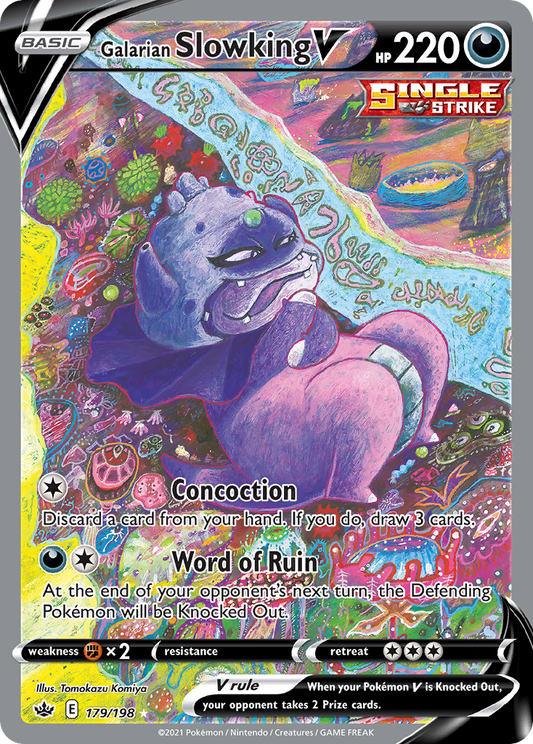 Galarian Slowking V - Chilling Reign - 179