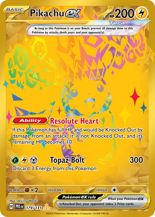Pikachu ex - Prismatic Evolutions - 179