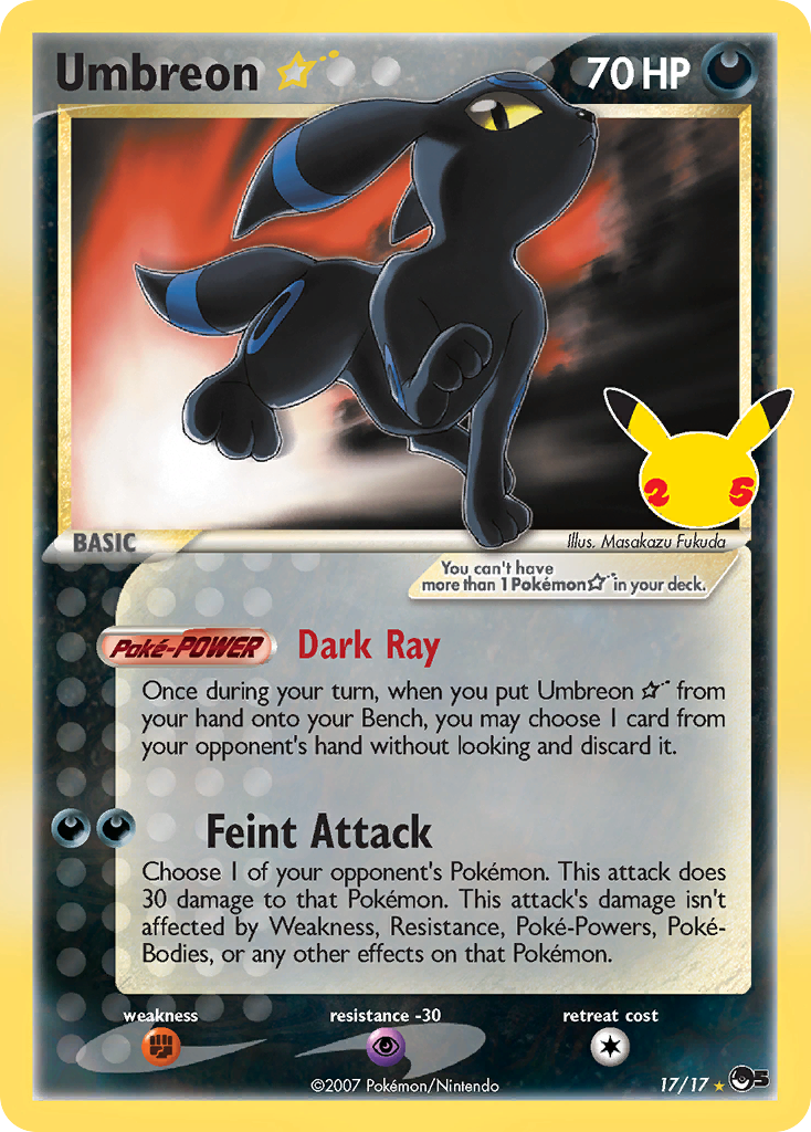 Umbreon ★ - Celebrations: Classic Collection - 017