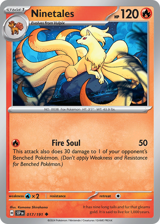 Ninetales - Surging Sparks - 017