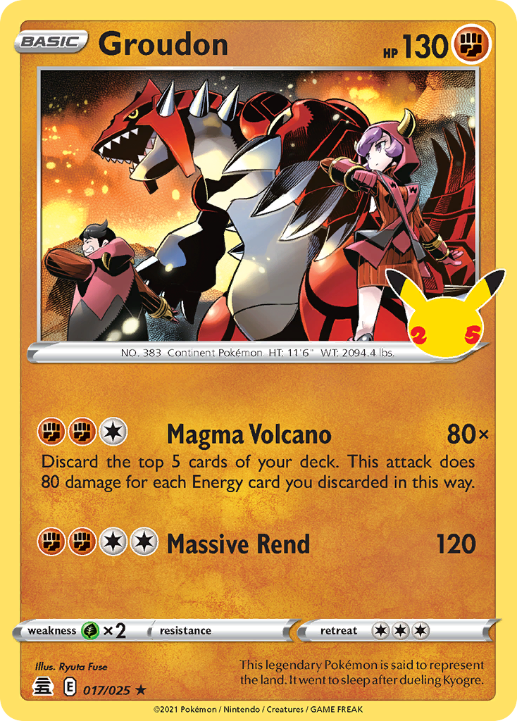 Groudon - Celebrations - 017