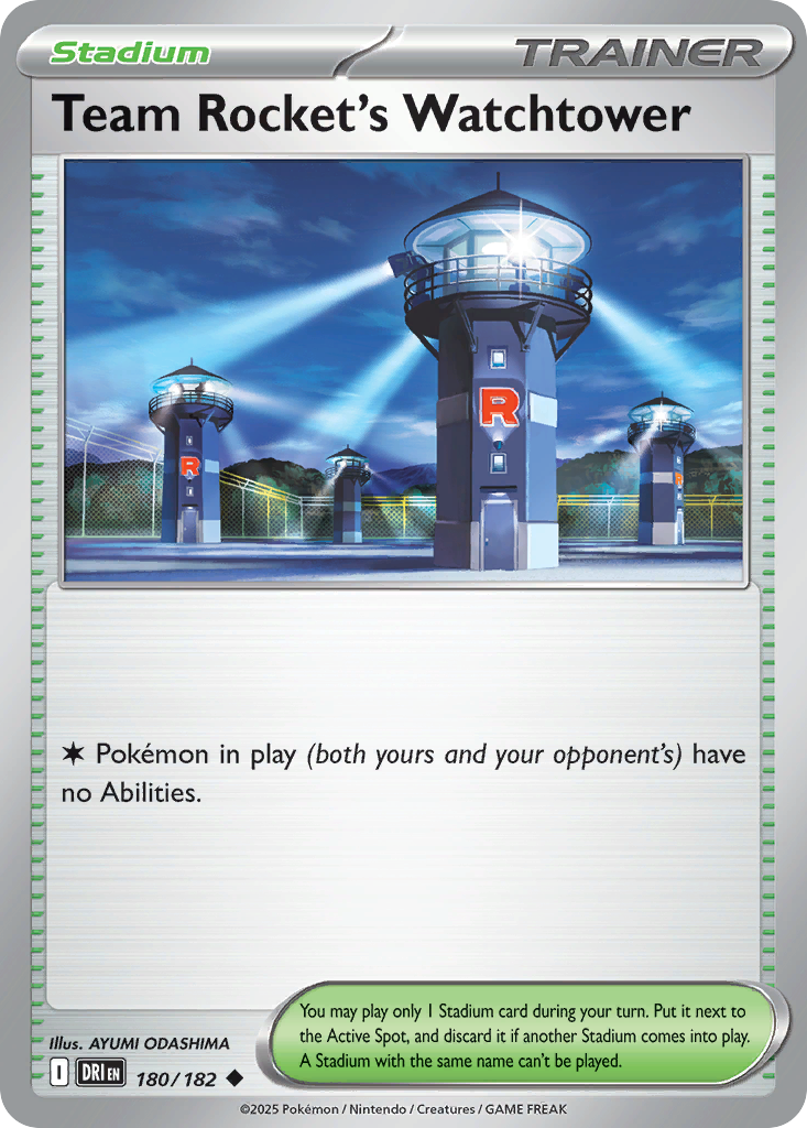Team Rocket's Watchtower - Destined Rivals - 180