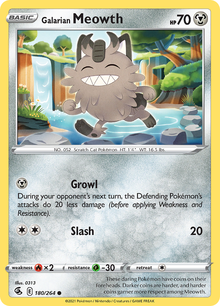 Galarian Meowth - Fusion Strike - 180