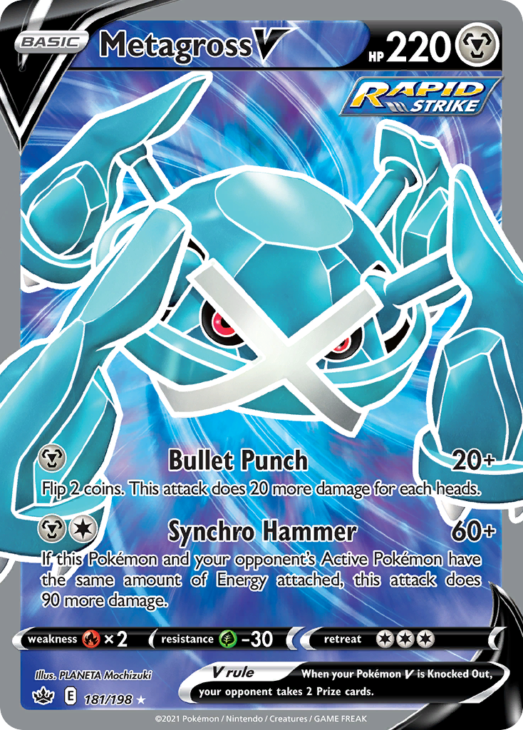Metagross V - Chilling Reign - 181