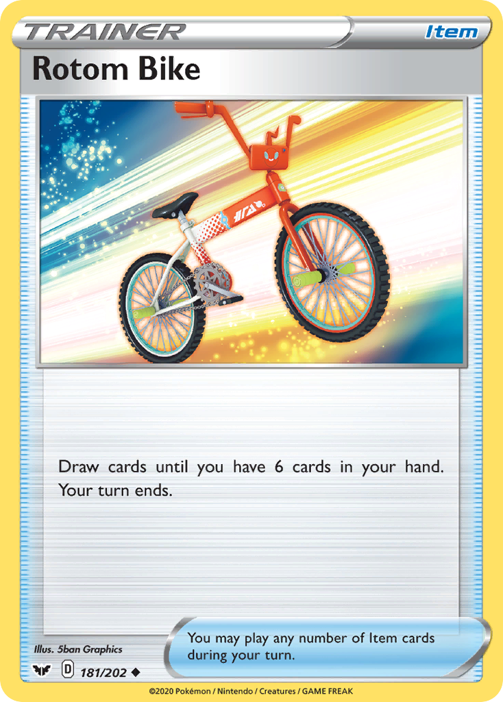 Rotom Bike - Sword & Shield - 181