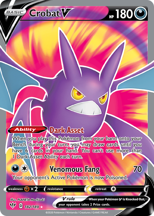 Crobat V - Darkness Ablaze - 182