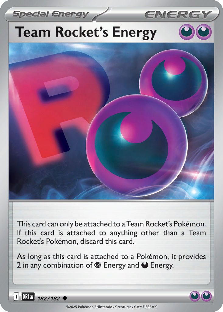 Team Rocket's Energy - Destined Rivals - 182