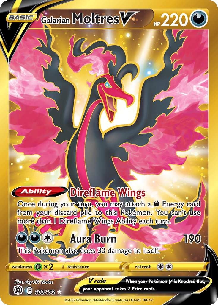 Galarian Moltres V - Brilliant Stars - 183