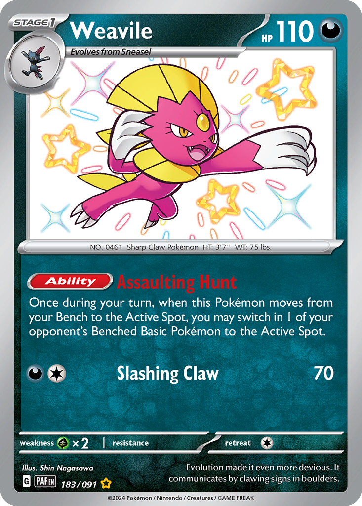 Weavile - Paldean Fates - 183