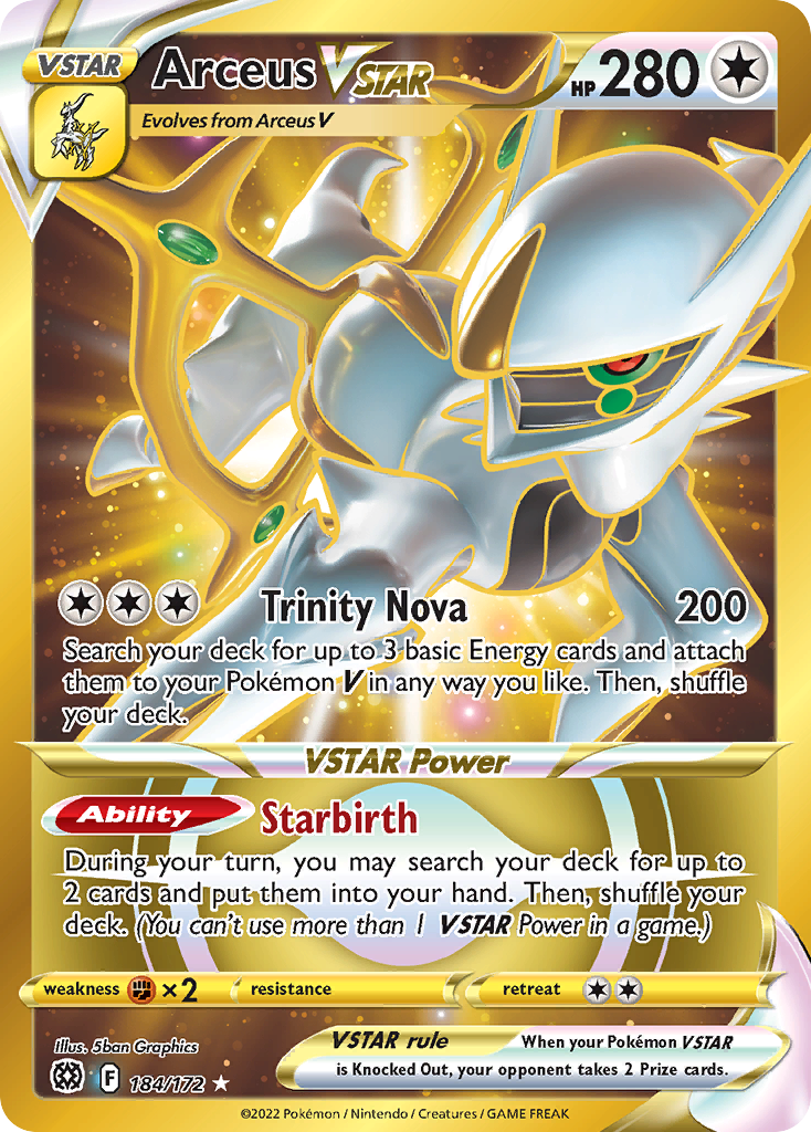Arceus VSTAR - Brilliant Stars - 184