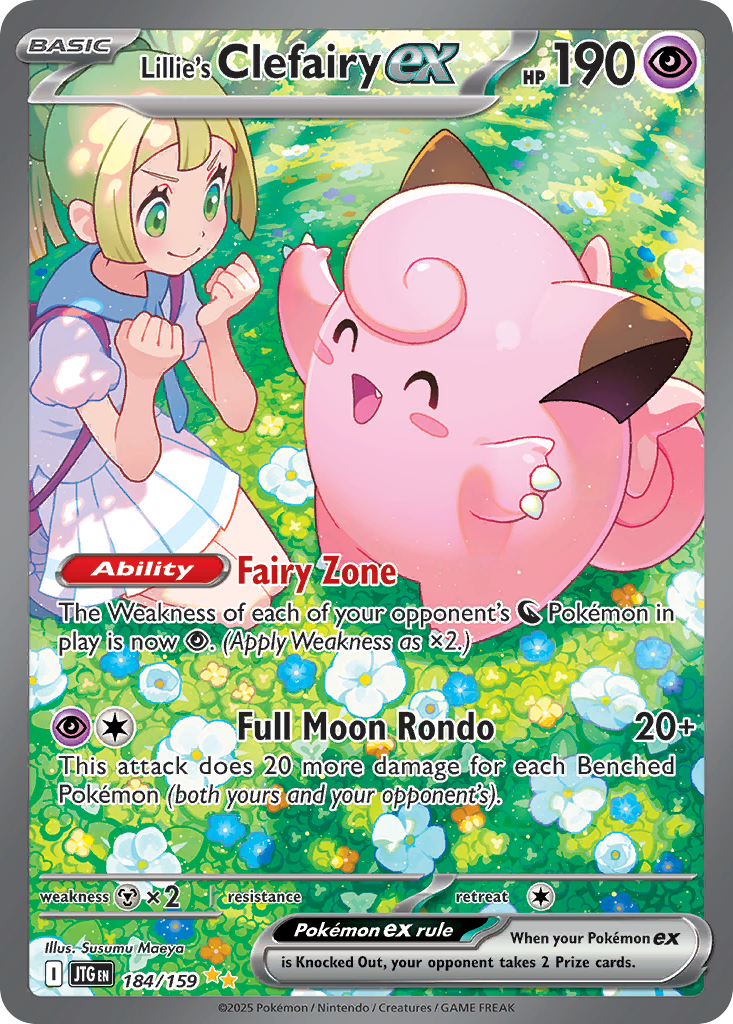Lillie's Clefairy ex - Journey Together - 184