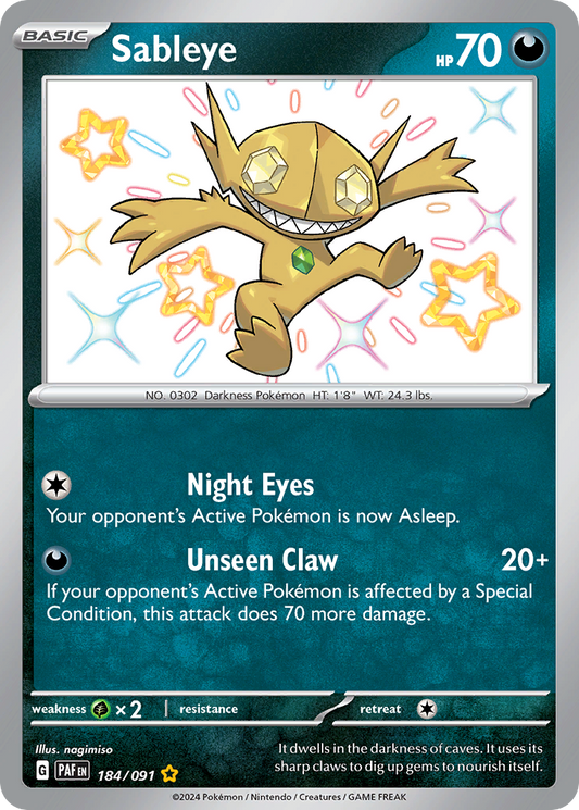 Sableye - Paldean Fates - 184