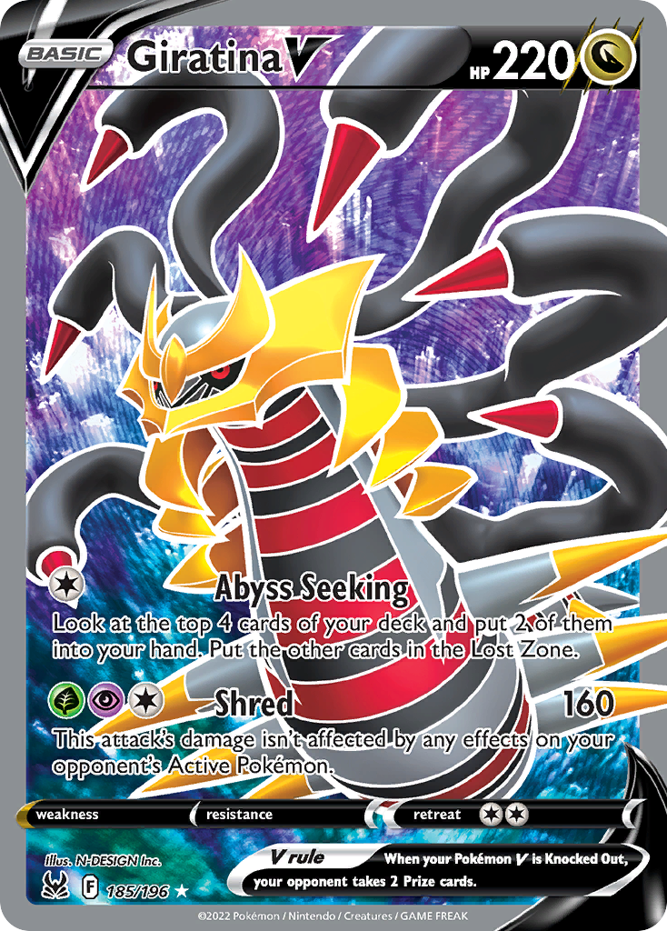 Giratina V - Lost Origin - 185