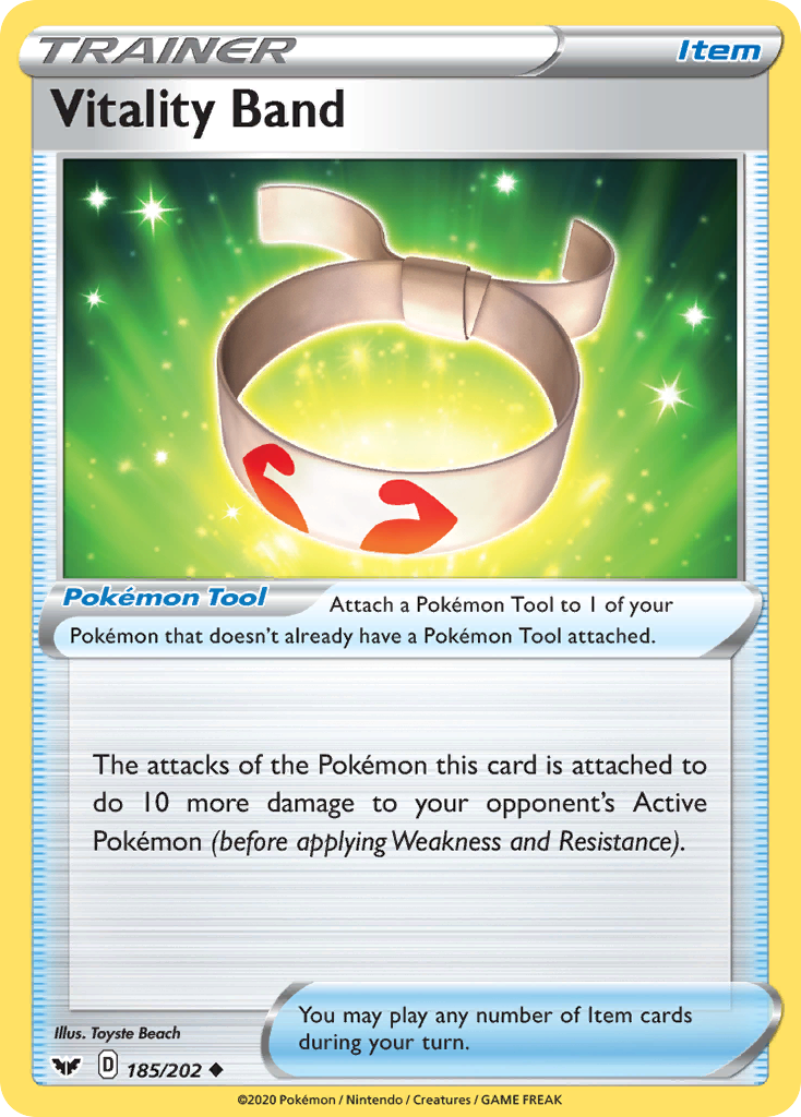 Vitality Band - Sword & Shield - 185