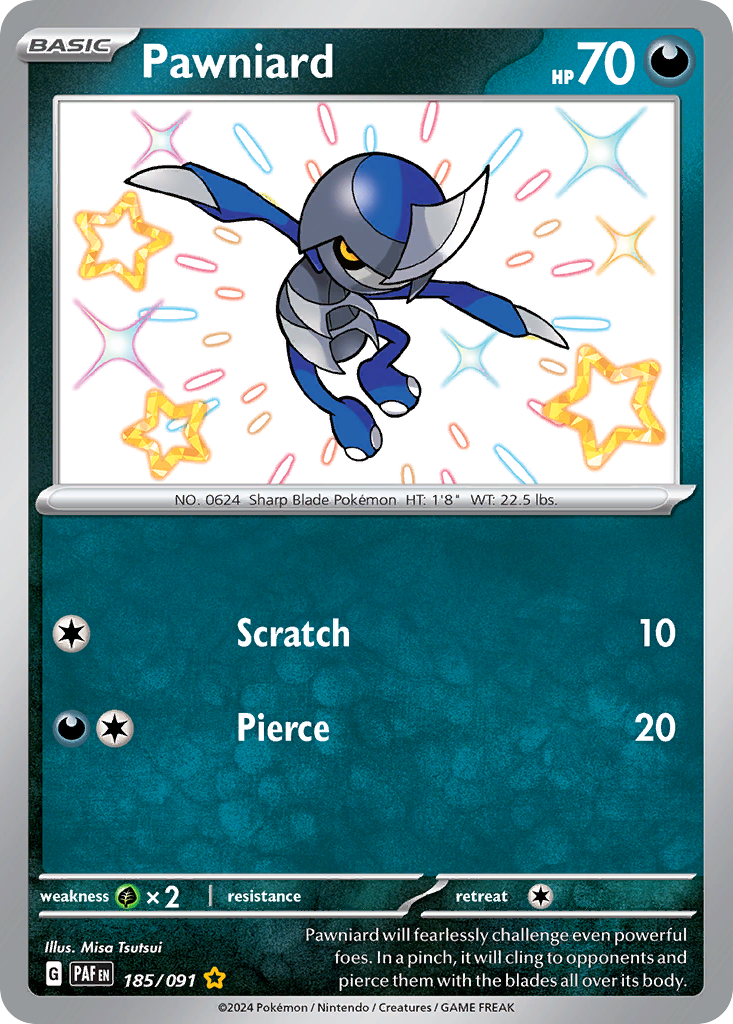 Pawniard - Paldean Fates - 185