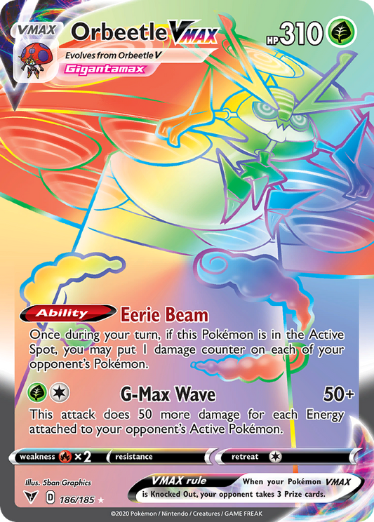 Orbeetle VMAX - Vivid Voltage - 186