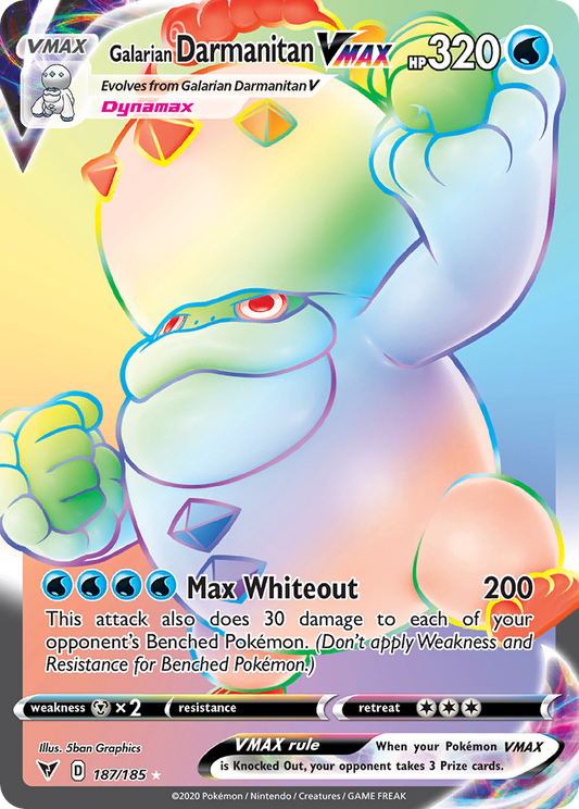 Galarian Darmanitan VMAX - Vivid Voltage - 187