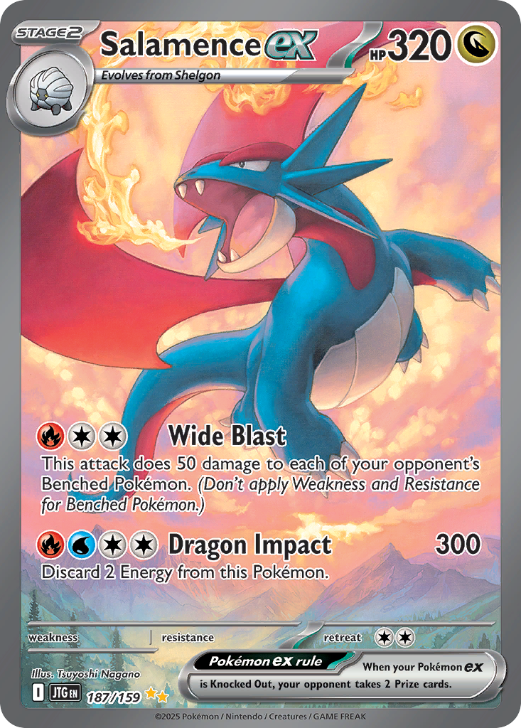 Salamence ex - Journey Together - 187