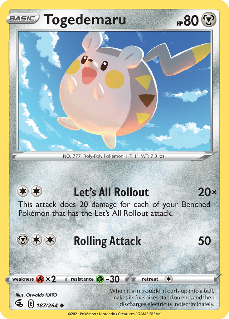 Togedemaru - Fusion Strike - 187