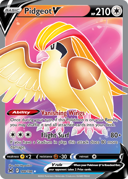 Pidgeot V - Lost Origin - 188