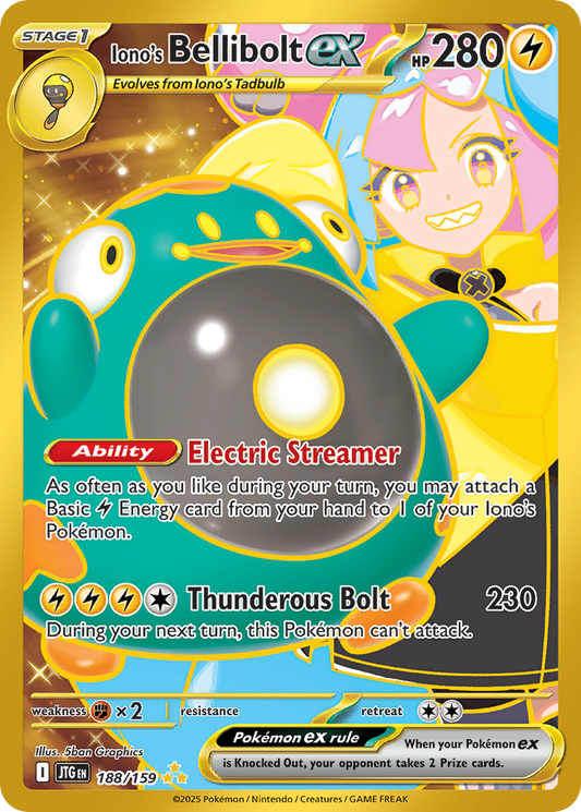 Iono's Bellibolt ex - Journey Together - 188