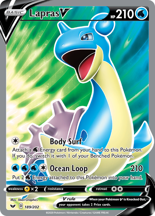 Lapras V - Sword & Shield - 189