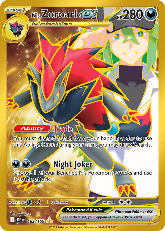 N's Zoroark ex - Journey Together - 189