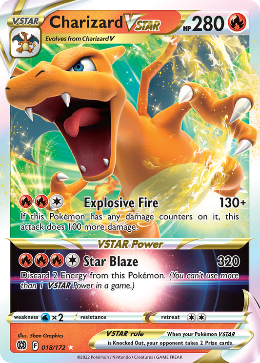 Charizard VSTAR - Brilliant Stars - 018