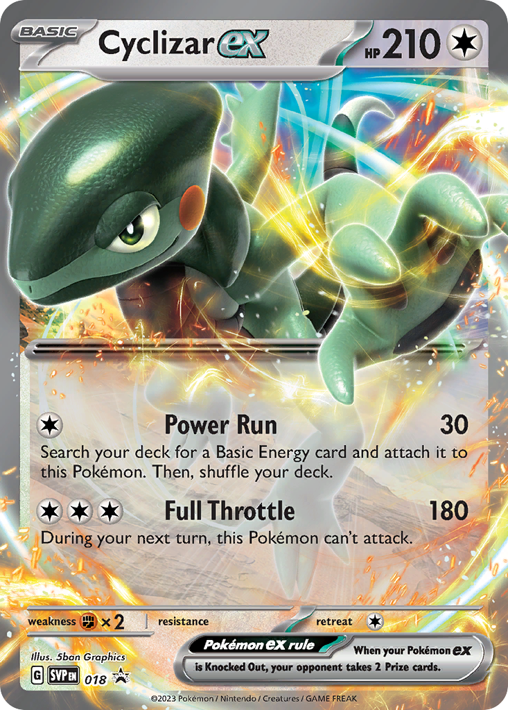 Cyclizar ex - Scarlet & Violet Black Star Promos - 018