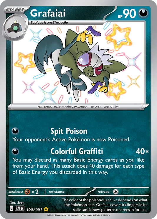 Grafaiai - Paldean Fates - 190
