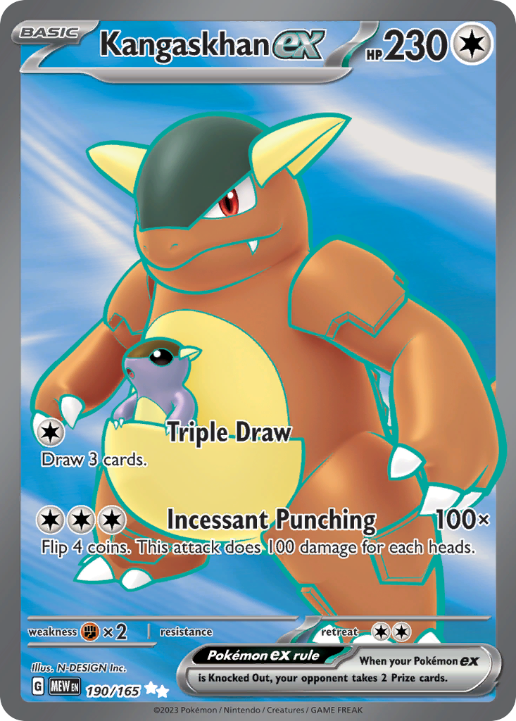 Kangaskhan ex - 151 - 190