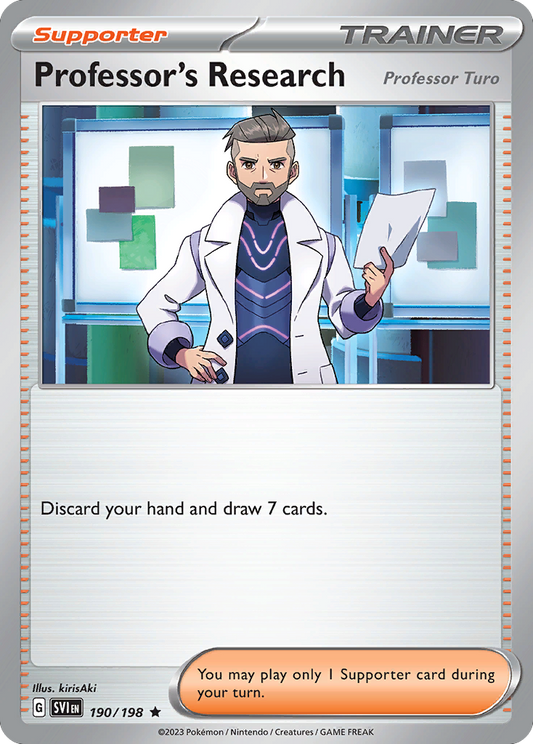 Professor's Research (Professor Turo) - Scarlet & Violet - 190