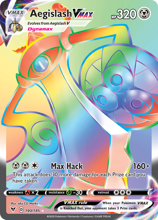 Aegislash VMAX - Vivid Voltage - 190