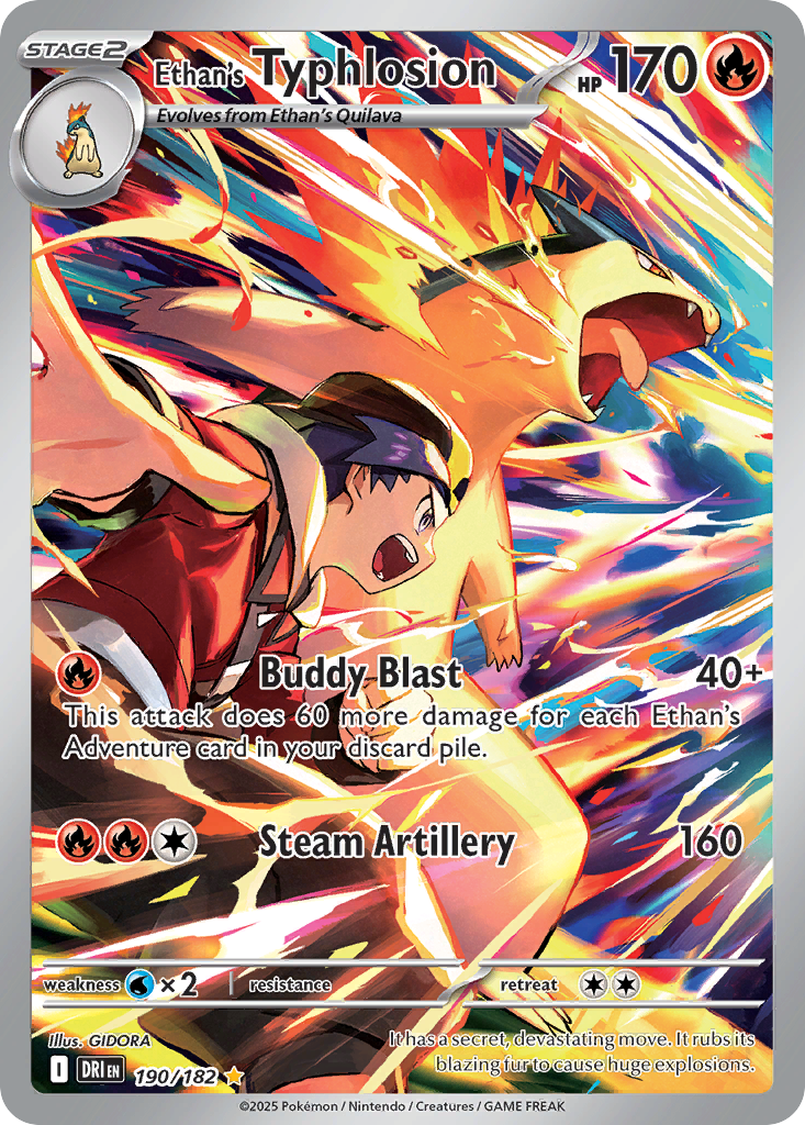 Ethan's Typhlosion - Destined Rivals - 190