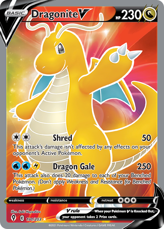Dragonite V - Evolving Skies - 191