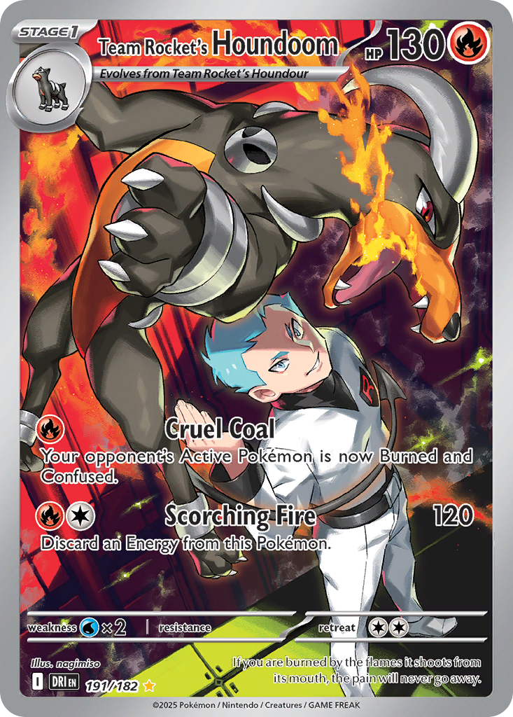 Team Rocket's Houndoom - Destined Rivals - 191