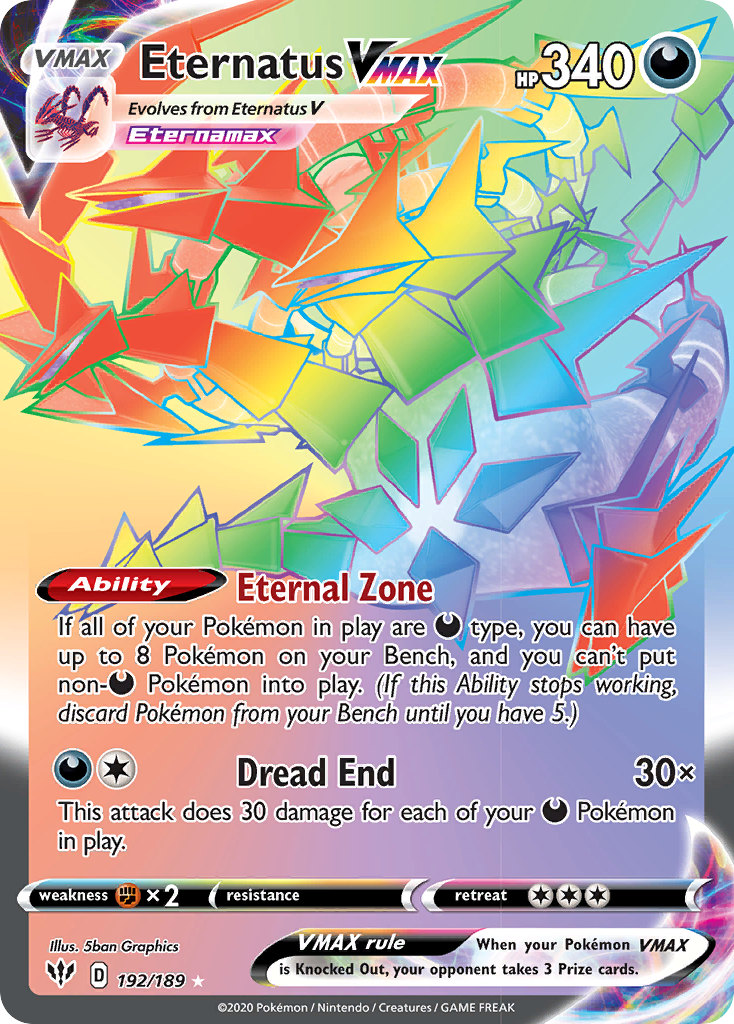 Eternatus VMAX - Darkness Ablaze - 192