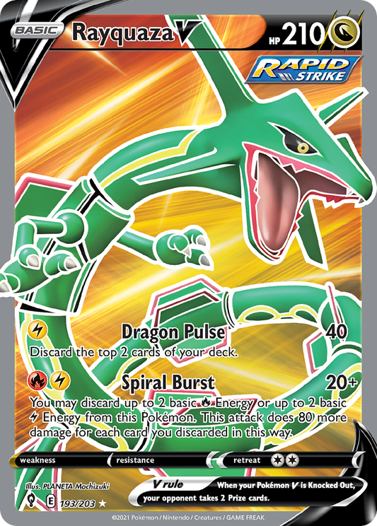 Rayquaza V - Evolving Skies - 193