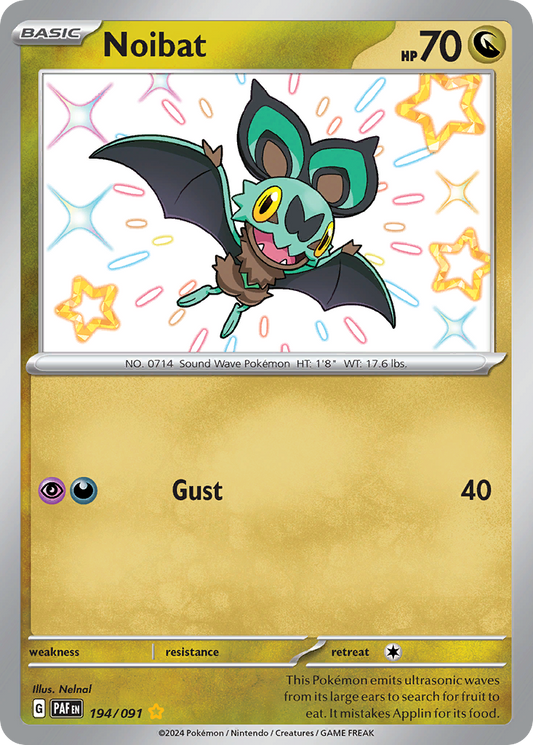 Noibat - Paldean Fates - 194