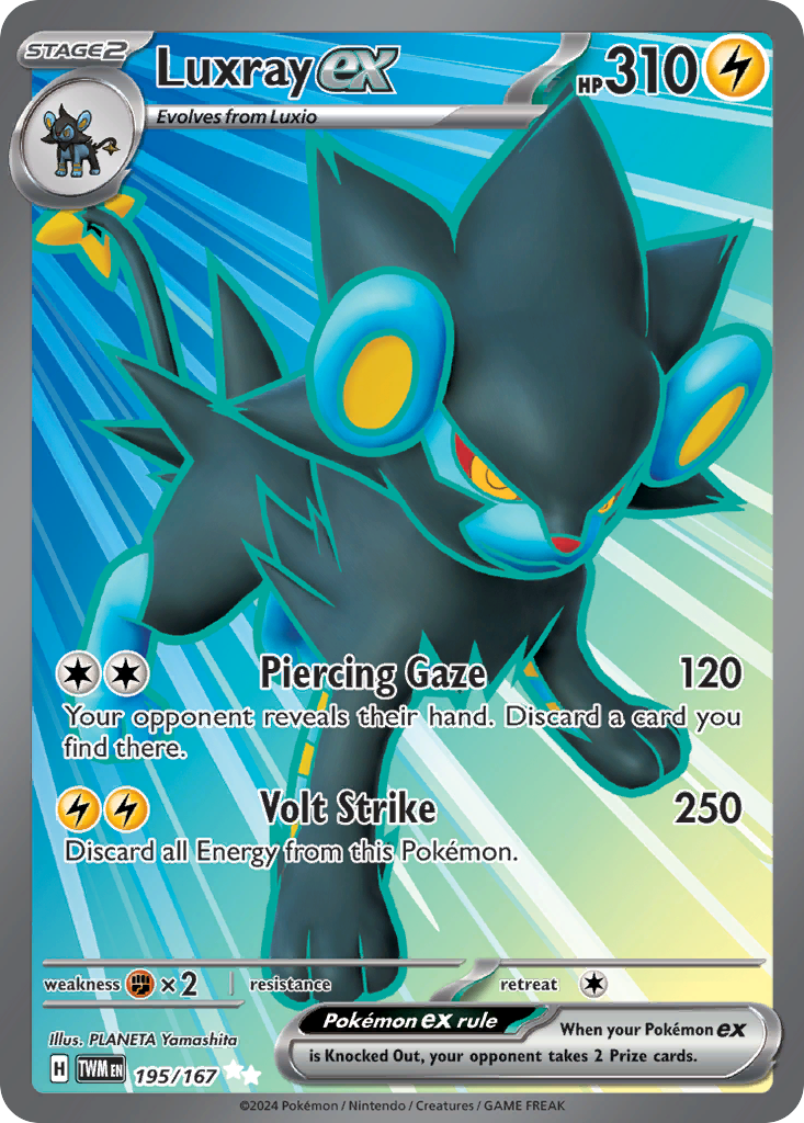 Luxray ex - Twilight Masquerade - 195