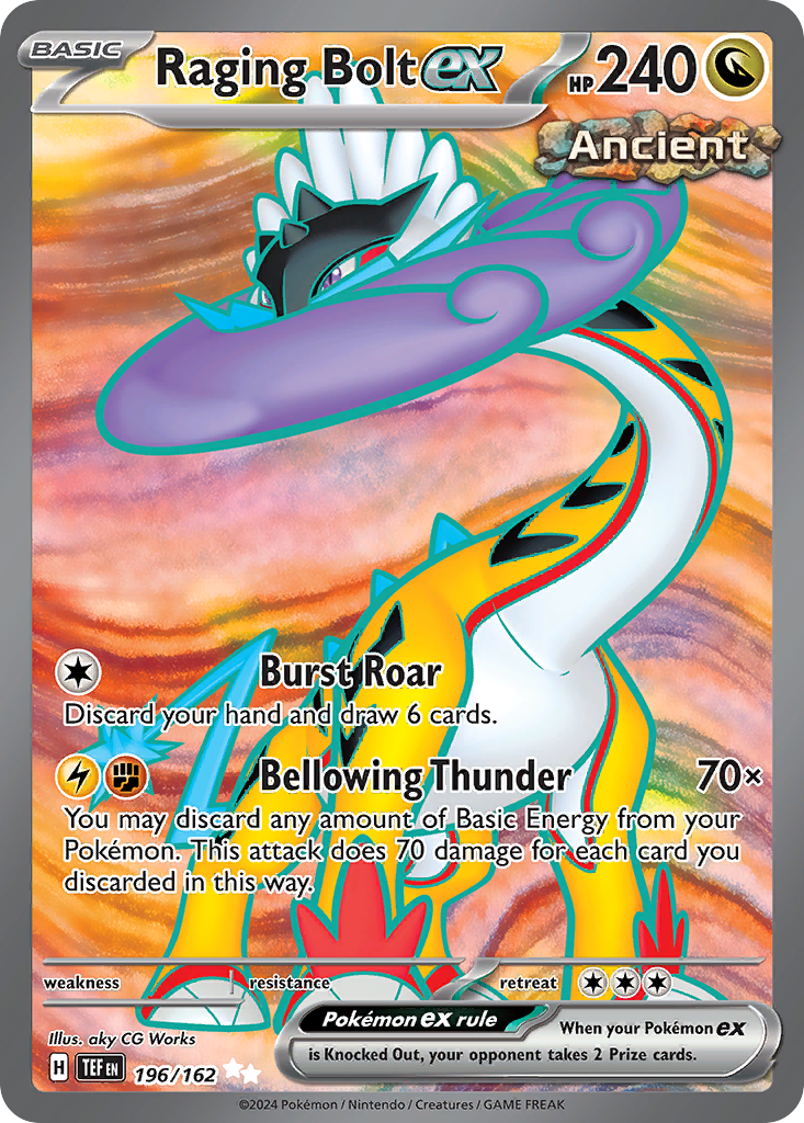 Raging Bolt ex - Temporal Forces - 196