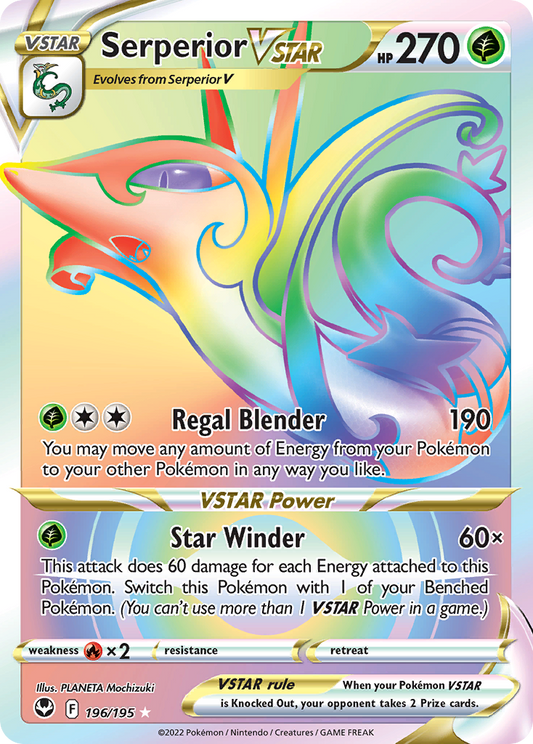Serperior VSTAR - Silver Tempest - 196