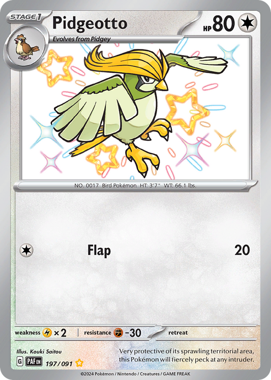Pidgeotto - Paldean Fates - 197