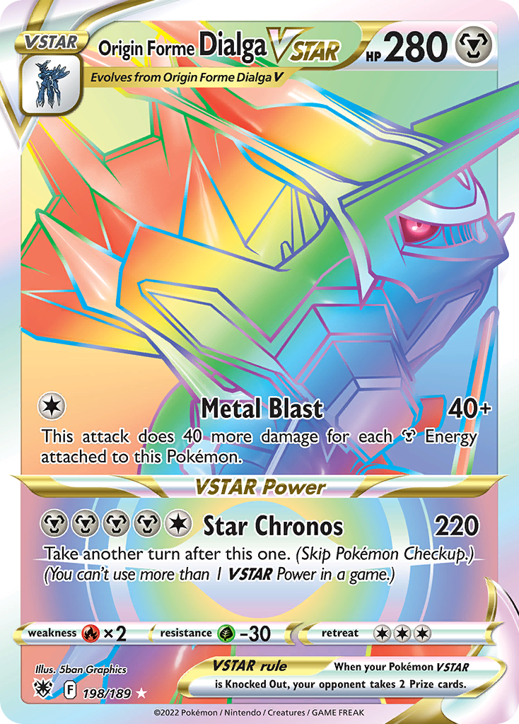 Origin Forme Dialga VSTAR - Astral Radiance - 198
