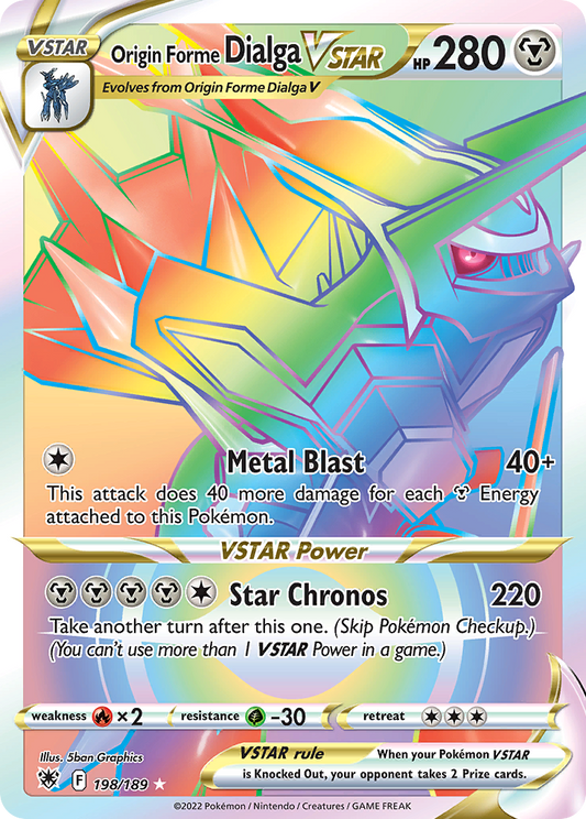 Origin Forme Dialga VSTAR - Astral Radiance - 198