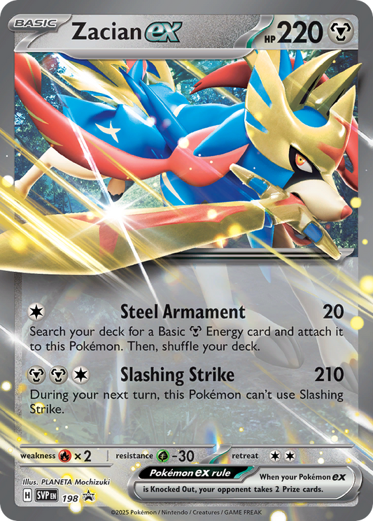 Zacian ex - Scarlet & Violet Promos - 198