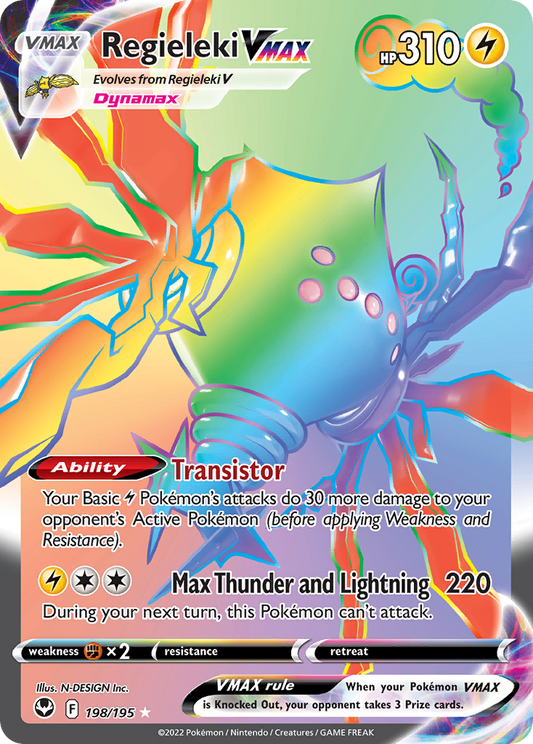 Regieleki VMAX - Silver Tempest - 198
