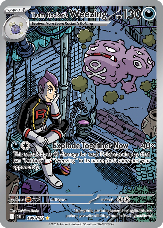 Team Rocket's Weezing - Destined Rivals - 199