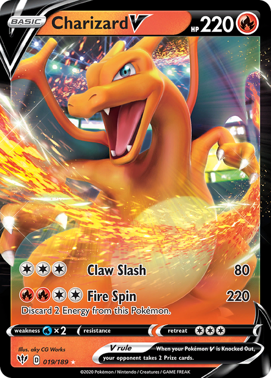 Charizard V - Darkness Ablaze - 019