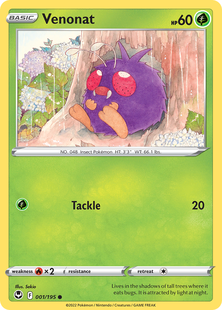 Venonat - Silver Tempest - 001